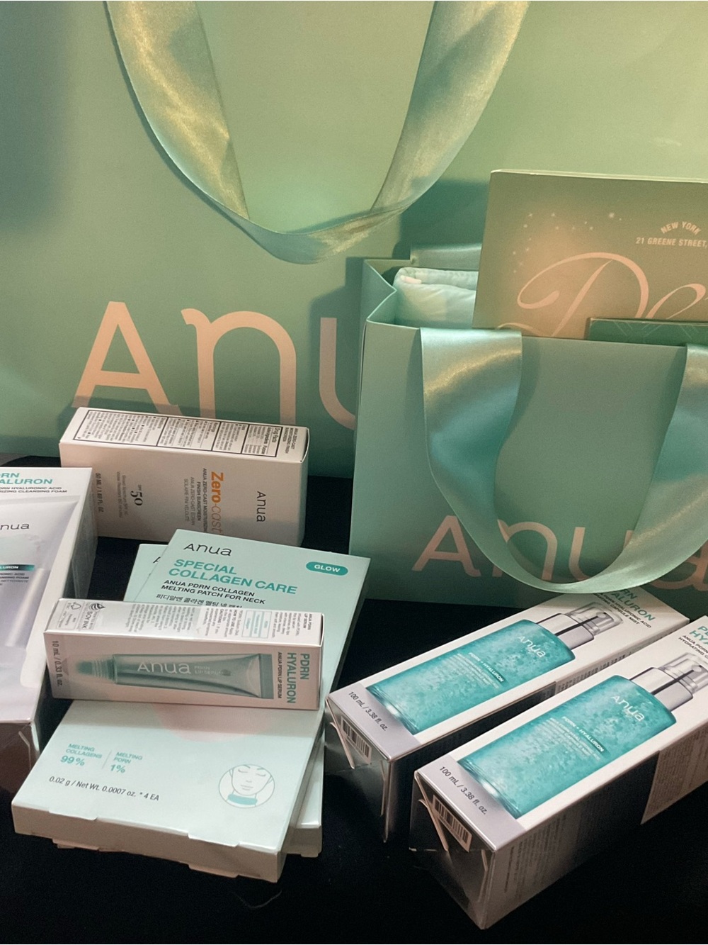 Anua Skincare Gift Set in Mint Green